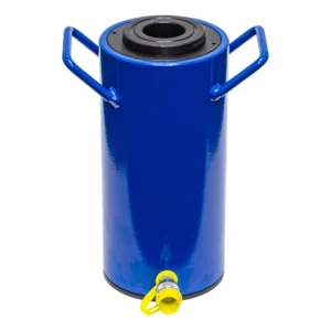 Siłownik hydrauliczny przelotowy 60t skok 150mm aluminiowy