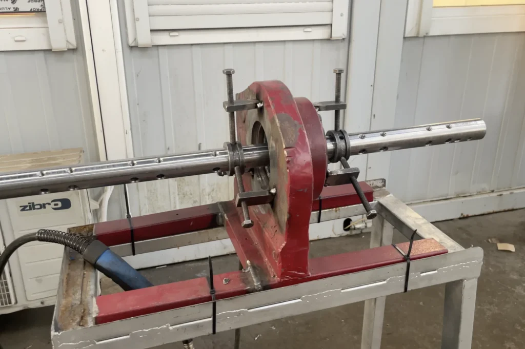 How to set the spindle