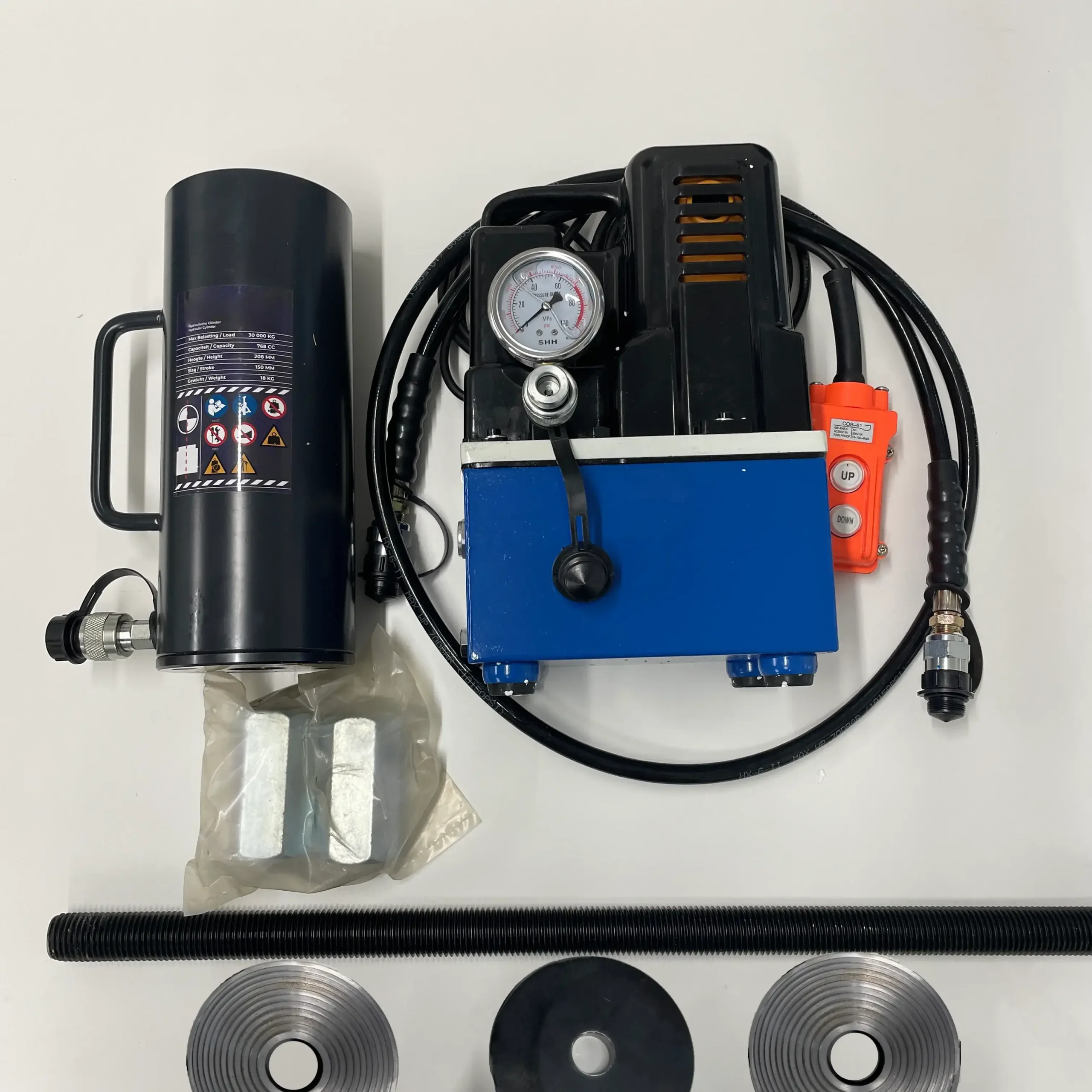 Zestaw do prasowania tulei