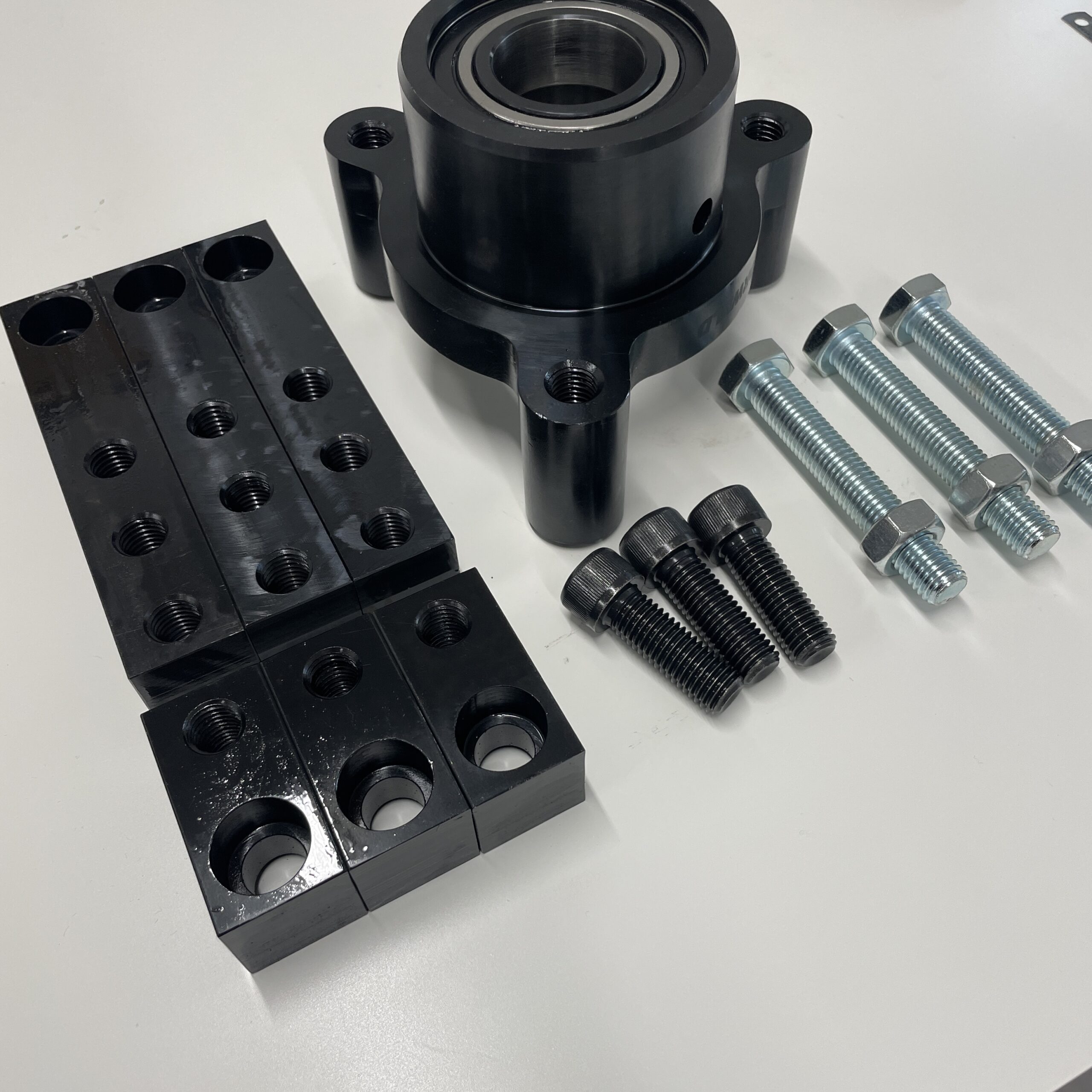 Mounting with all brackets